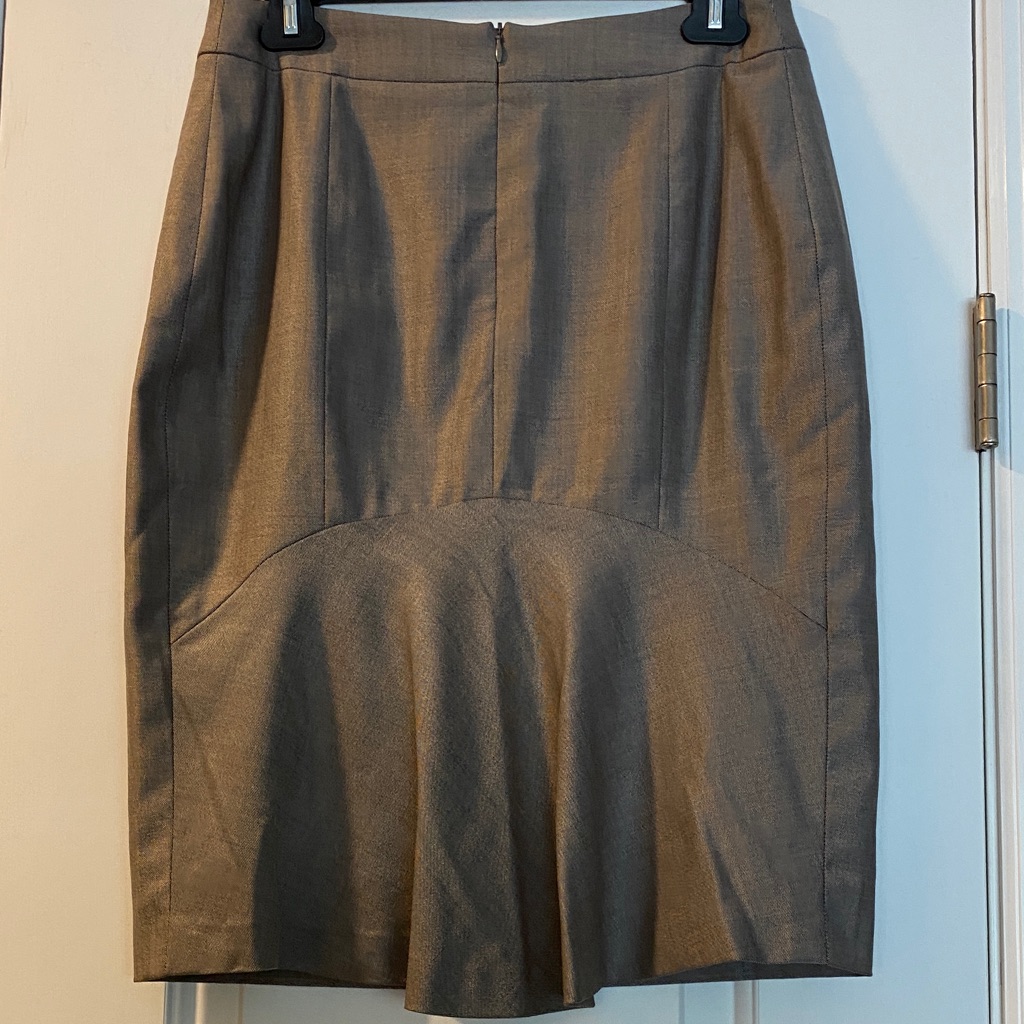 Escada New Virgin Wool Silk Detailed Skirt Matching Jacket Listed Separately
